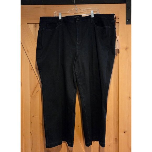 New! NYDJ Teresa Wide Leg Jeans Rinse WHYTKA3014 Plus Size 28W 48x27" - Picture 1 of 16